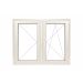 Fereastra PVC 2 canate mobile, cu inversor, canat oscilobatant dreapta