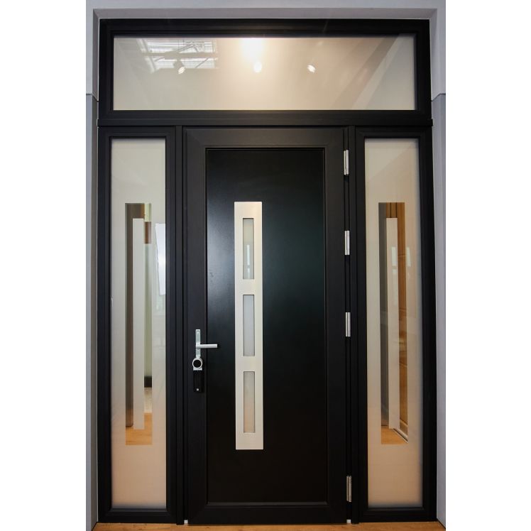 Ușă exterior din PVC, Barrier 100, cu încuietoare inteligentă Dom Roq, 1930 x 2500 mm Ușă exterior din PVC, Barrier 100, cu încuietoare inteligentă Dom Roq, 1930 x 2500 mm