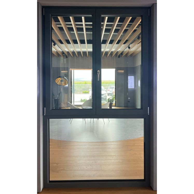 Fereastră PVC, Barrier 95 NEO, cu sticlă lipită, pentru case pasive 1500 x 2500 mm Fereastră PVC, Barrier 95 NEO, cu sticlă lipită, pentru case pasive 1500 x 2500 mm