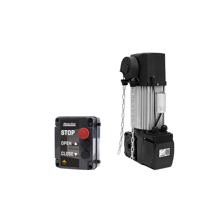 Kit automatizare usi sectionale industriale Motorline KVM115 cu unitate de control Kit automatizare usi sectionale industriale Motorline KVM115 cu unitate de control