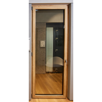 Ușă balcon cu cercevea coplanară, Barrier 95 NEO, prag toc contur 980 x 2500 mm