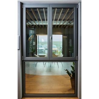 Fereastră PVC, Barrier 80 placat, sticla 4 anotimpuri, monoștulp