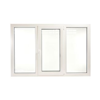 Fereastră PVC cu geam tripan, Barrier 80, maner Toulon, 1760x1160 mm, 3 canate, sticlă 4 anotimpuri, 42 mm, 7 camere, 3 garnituri