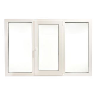 Fereastră PVC cu geam tripan, Barrier 85, maner Toulon, 1760x1160 mm, profil 85 mm, 3 canate, sticlă 44 mm, 4 anotimpuri, 7 camere, 3 garnituri