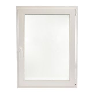 Fereastră PVC cu geam tripan, Barrier 85, maner Toulon, 860x1160 mm, profil 85 mm, sticlă 44, 4 anotimpuri, 7 camere, 3 garnituri 