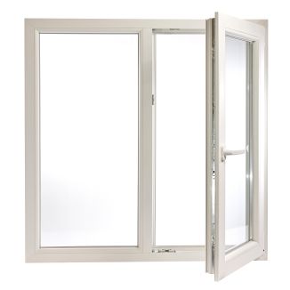 Fereastră PVC cu geam termopan, Barrier 75, 1160x1160 mm, profil 70 mm, 2 canate, sticlă protecție termică, 5 camere, 2 garnituri
