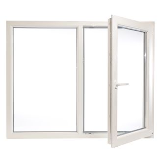 Fereastră PVC cu geam termopan, Barrier 75, 1460x1160 mm, profil 70 mm, 2 canate, sticlă protecție termică, 5 camere, 2 garnituri