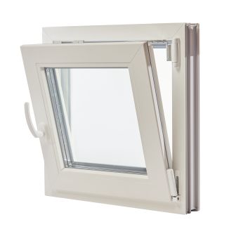 Fereastră PVC cu geam tripan, Barrier 85, 560x560 mm, profil 85 mm, sticlă 44 mm protecție solară și termică, 7 camere, 3 garnituri
