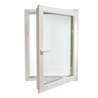 Fereastră PVC cu geam tripan, Barrier 85, 860x1160 mm, profil 85 mm, sticlă 4 anotimpuri, 7 camere, 3 garnituri