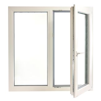 Fereastră PVC cu geam tripan, Barrier 80, 1160x1160 mm, profil 80 mm, 2 canate, sticlă 4 anotimpuri, 7 camere, 3 garnituri