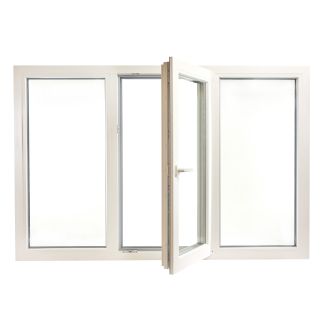 Fereastră PVC cu geam tripan, Barrier 80, 1160x1760 mm, profil 80 mm, 3 canate, sticlă 42 mm 4LowE + 4SEvo, 7 camere, 3 garnituri