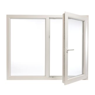 Fereastră PVC cu geam termopan, Barrier VIVA, culoare alb, 1460x1160 mm, 2 canate, protectie termică, Warm Edge, 5 camere