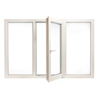 Fereastră PVC cu geam termopan, Barrier VIVA, culoare alb, 1760x1160 mm, 3 canate, protectie termică, Warm Edge, 5 camere